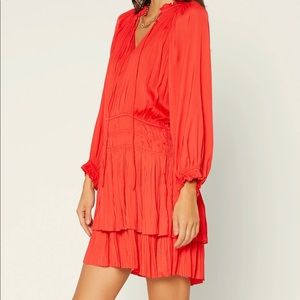 Anthropologie Current Air Cecile Smoked Mini Dress